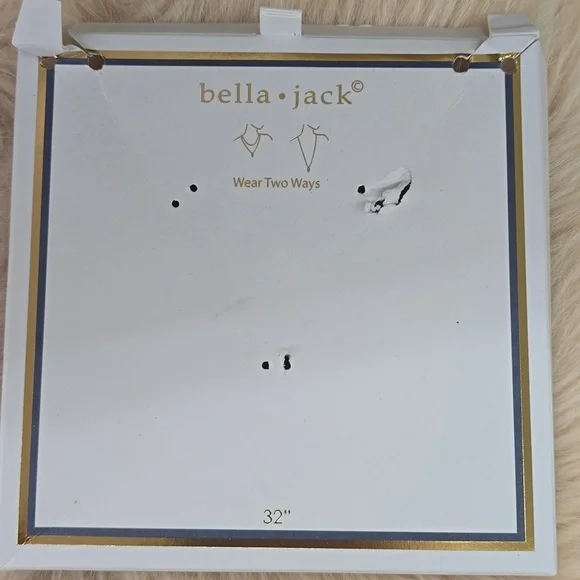 "K" Initial Necklace| Gold | NWT | Bella*Jack| Wear Two Ways Necklace​ - Picture 7 of 11